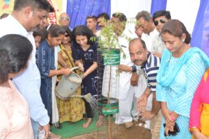 Tree Plantation with Commissioner Nagar Nigam