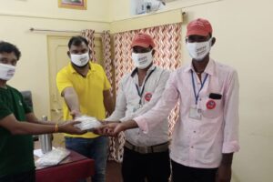 Mandalgarh mask distribution in presence of local administrator