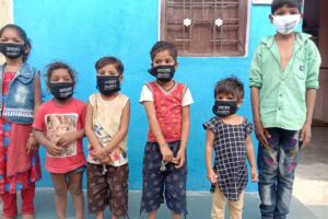 Mask Distribution in Karjaliya