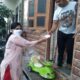 Mask distribution in Ramvihar Colony