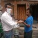 Mask distribution in Ward 18