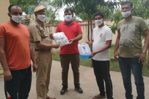 Masks and sanitizers for jail inmates, Mandalgarh