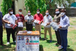 Mask distribution, Bhilwara to ward parishad